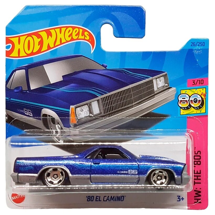 Hot Wheels Mainline Modeliukas 80 El Camino Blue (yra Sandėlyje)