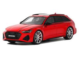 PRE-ORD3R GT Spirit Modeliukas 2021 Audi RS6 (C8) MTM Avant *Resin Series*, tango red