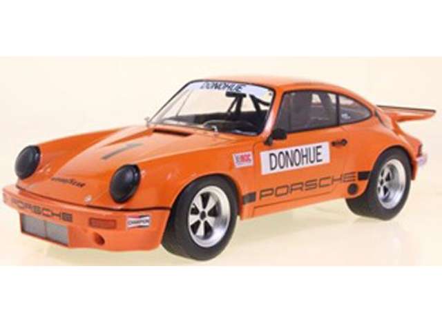 PRE-ORD3R Solido Modeliukas 1/18 1974 Porsche 911 IROC #1 Donohue IROC Daytona, orange