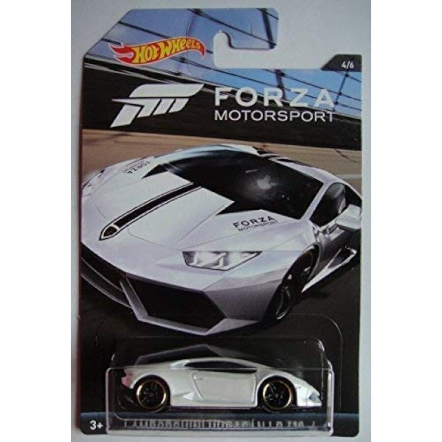 Hot Wheels Mainline Modeliukas Lamborghini Huracan LP 610-4 white Forza