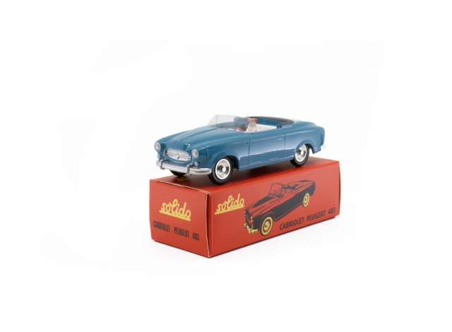 PRE-ORD3R Solido Modeliukas 1/43 Peugeot 403 cabrio, blue