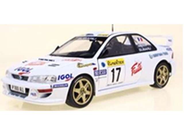 PRE-ORD3R Solido Modeliukas 1/18 1999 Subaru Impreza 22b #17 Panizzi/Panizzi, Rally Monte Carlo, white