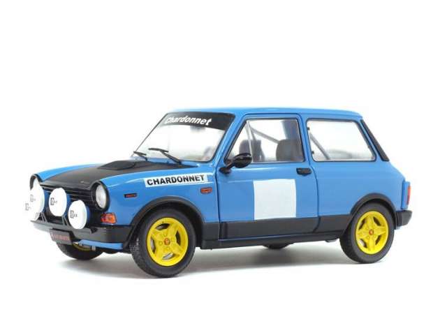 PRE-ORD3R Solido Modeliukas 1/18 Autobianchi A112 MK5 Abarth Chardonnet Rally, blue/black