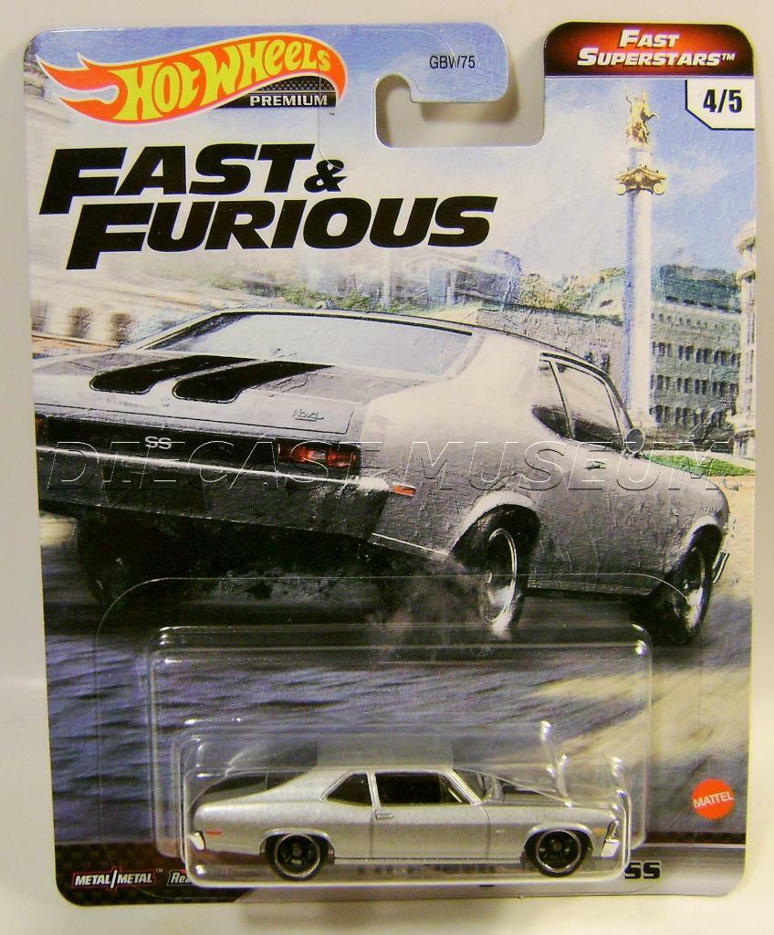 Hot Wheels Premium Modeliukas 70 Chevy Nova SS