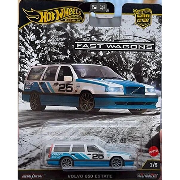 PRE-ORDER Hot Wheels Premium Fast Wagons Modeliukas Volvo 850 Estate