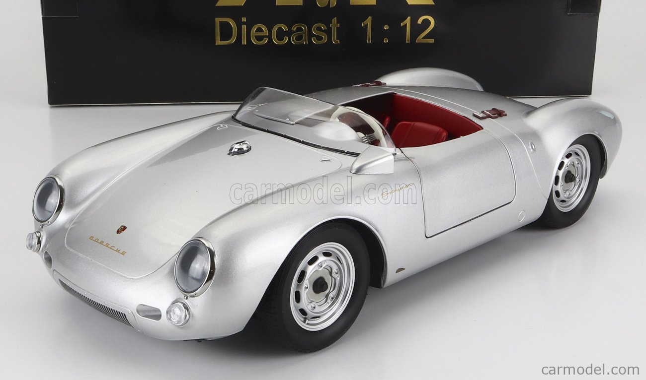 PRE-ORD3R KK Scale Modeliukas 1/12 1956 Porsche 550A Spyder, silver