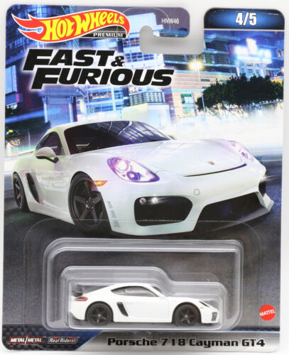 Hot Wheels Premium Modeliukas Porsche 718 Cayman GT4