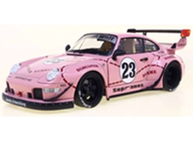 PRE-ORD3R Solido Modeliukas 1/18 2020 Porsche 911 (993) RWB *Pink Pig* #23, pink
