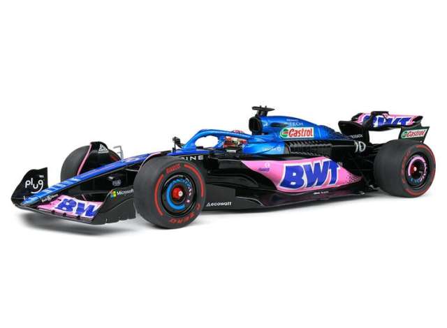 PRE-ORD3R Solido Modeliukas 1/18 2023 Alpine A523 F1 #10 P.Gasly Dutch GP, blue/pink