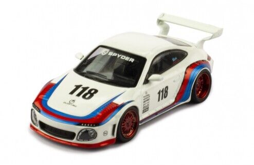 PRE-ORD3R IXO Models Modeliukas Porsche Old and New 997 #118, white
