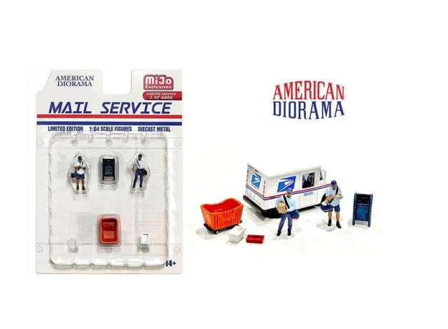 American Diorama Figūrėlės Mail Service Mijo Figure set, various (Car Not Included !!)