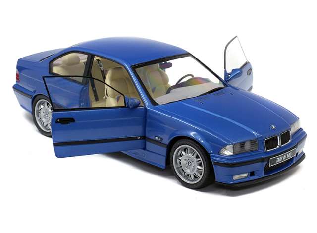 PRE-ORD3R Solido Modeliukas 1/18 1990 BMW E36 Coupe M3, blue