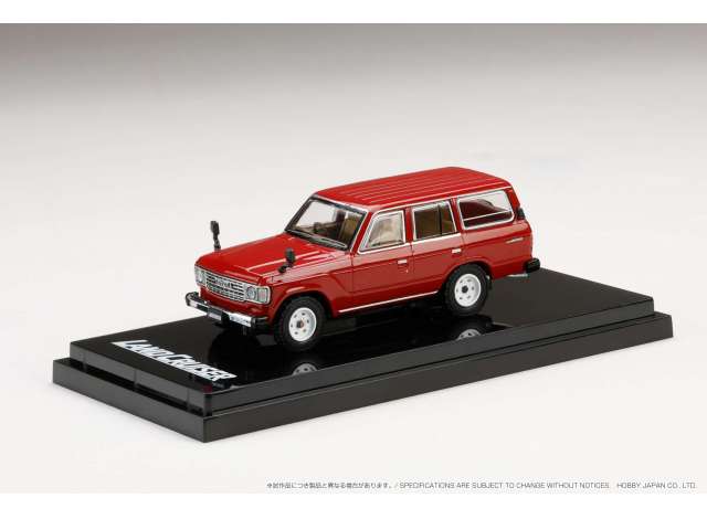 PRE-ORD3R Hobby Japan Modeliukas 1981 Toyota Landcruiser 60 GX, free born red