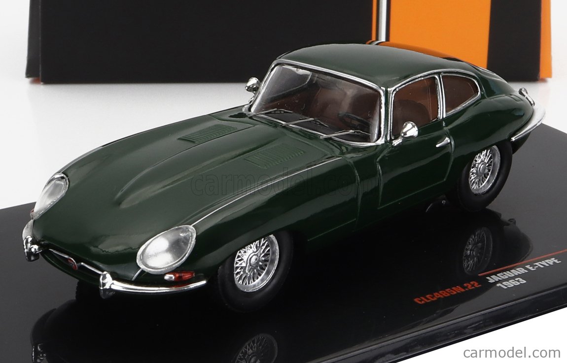 PRE-ORD3R IXO Models Modeliukas 1/43 1963 Jaguar E-Type, green