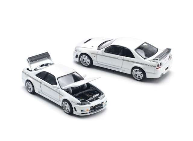 PRE-ORD3R Pop Race Modeliukas 1/64 Nissan Skyline GT-R Nismo 400R, white
