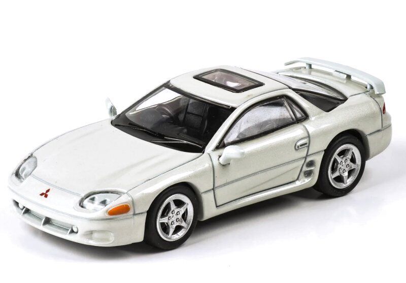 PRE-ORD3R Para64 Modeliukas 1994 Mitsubishi GTO *Right Hand Drive*, glacier white pearl (cars in a deluxe Acrylic window box)