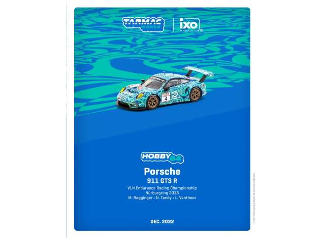 Tarmac Modeliukas 1/64 2018 Porsche 911 GT3 R #4 VLN Endurance Racing Championship Nurburgring (yra Sandėlyje)