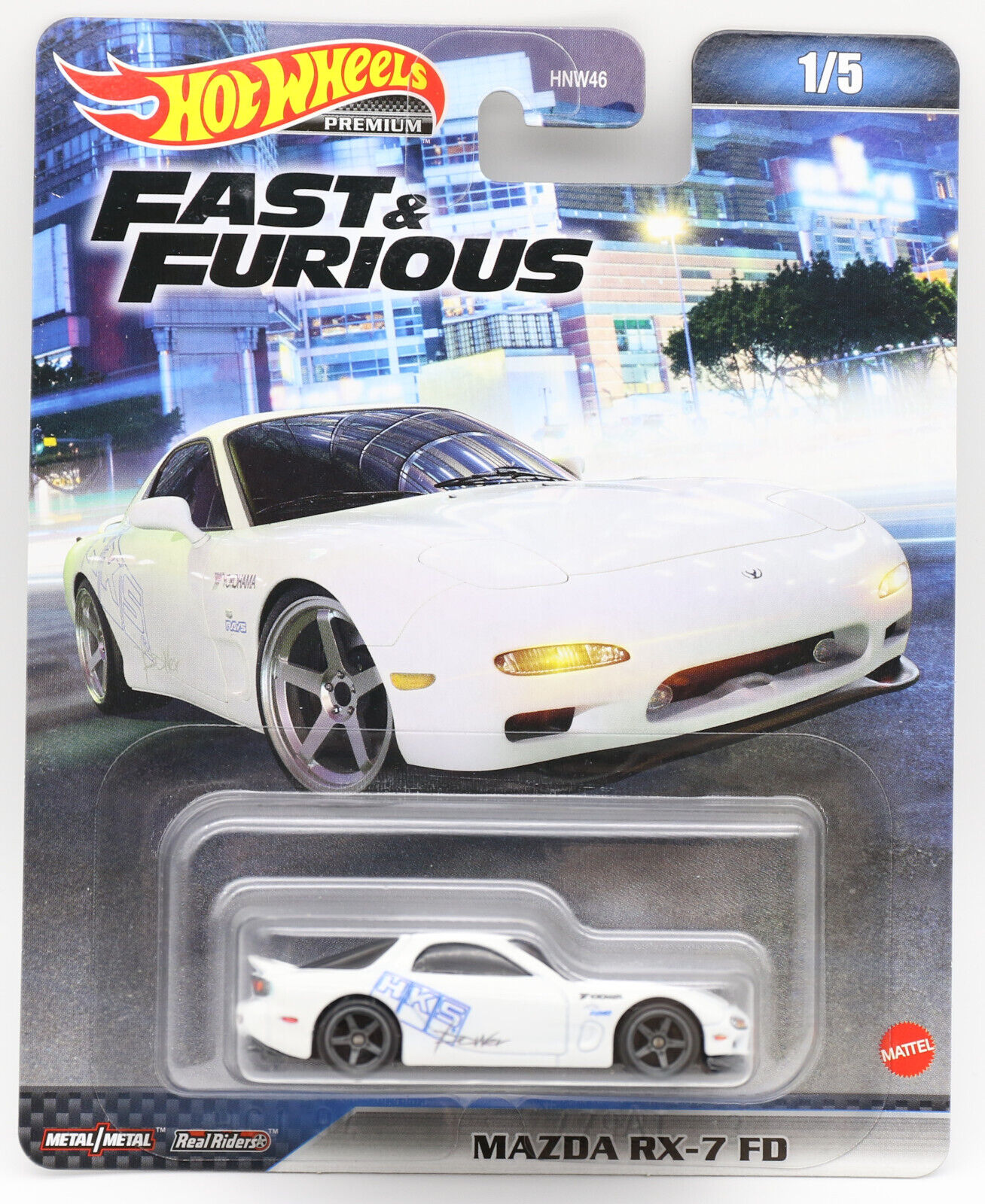 Hot Wheels Premium Modeliukas Mazda RX-7 FD (yra Sandėlyje)