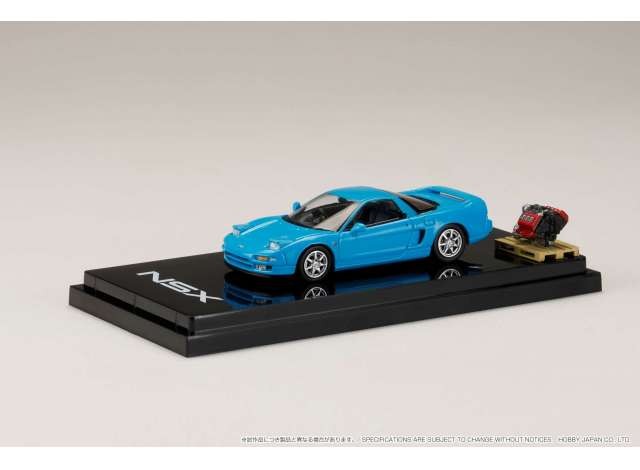 PRE-ORD3R Hobby Japan Modeliukas Honda NSX Coupe with Engine Display Model, Phoenix blue