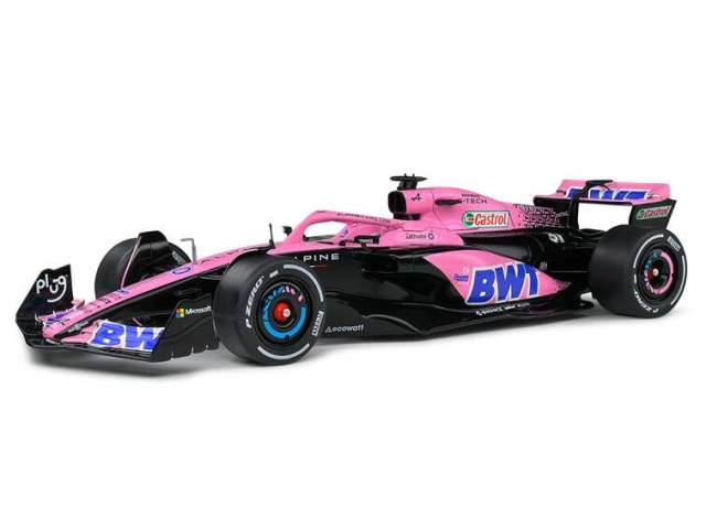 PRE-ORD3R Solido Modeliukas 1/18 2023 Alpine A523 F1 Presentation Version, pink