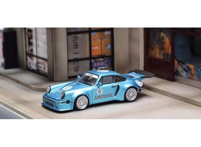 PRE-ORD3R Street Weapon Modeliukas 1/64 RWB 911 KS-R *Jagermeister*, ice blue