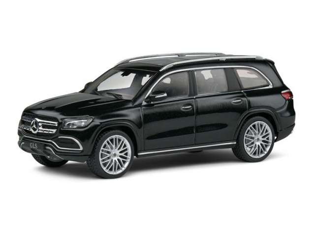PRE-ORD3R Solido Modeliukas 1/43 Mercedes Benz GLS + AMG velgen, dark green-black