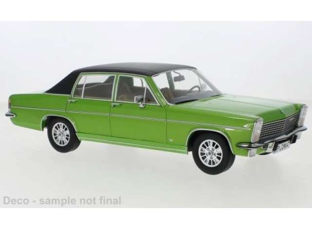 PRE-ORD3R MCG Modeliukas 1/18 1972 Opel Diplomat B, metallic green/black