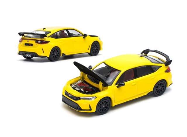 PRE-ORD3R Pop Race Modeliukas 1/64 Honda Civic Type-R FL5, yellow