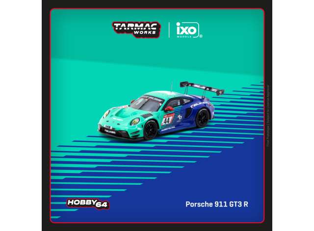 Tarmac Modeliukas 1/64 Porsche 911 GT3R #44 J. Eriksson/T. Heinemann / N. Menzel/M. Ragginger, Nürburgring 24h 2023, various