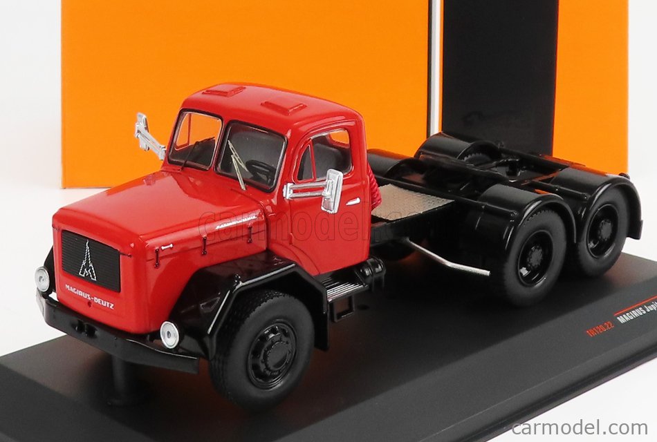 PRE-ORD3R IXO Models Modeliukas 1/43 Magirus Jupiter 6x6, red