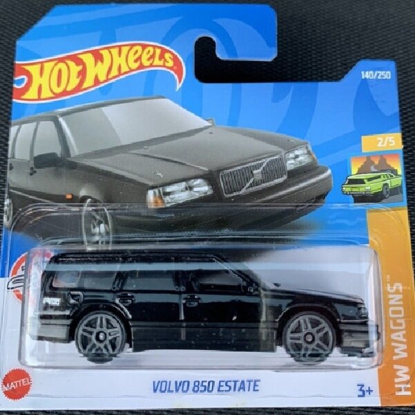 Hot Wheels Mainline Modeliukas Volvo 850 Estate black (yra Sandėlyje)