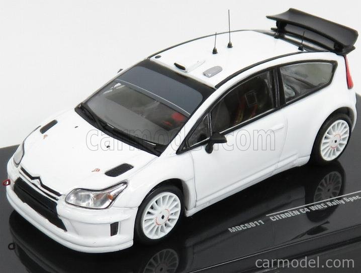 PRE-ORD3R IXO Models Modeliukas 2010 Citroen C4 WRC rally specs, plain white