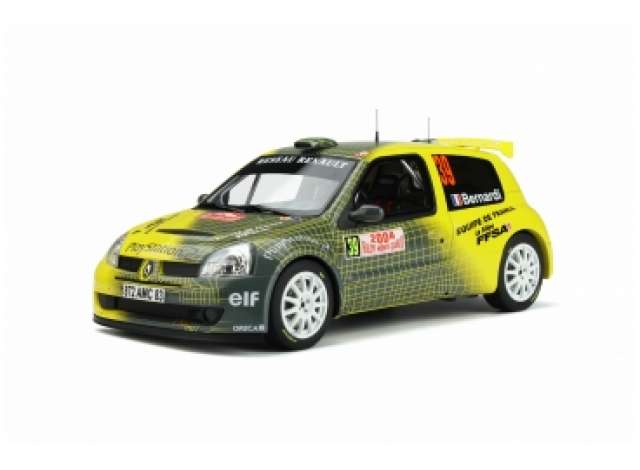 PRE-ORD3R OttO Miniatures Modeliukas 2004 Renault Clio 2 Super 1600 *Resin series*, grey/yellow