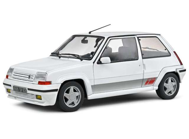PRE-ORD3R Solido Modeliukas 1/18 1989 Renault 5 GT Turbo MK2, white