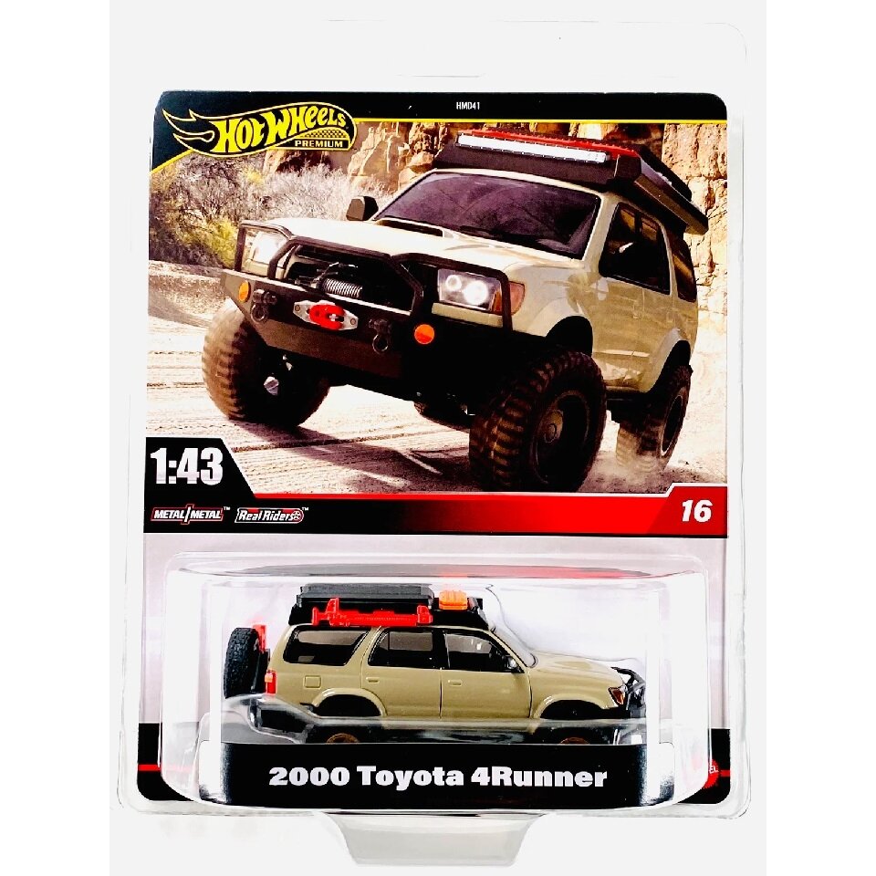 Hot Wheels Premium Modeliukas 1/43 2000 Toyota 4Runner gen. 3. sand brown (yra Sandėlyje)