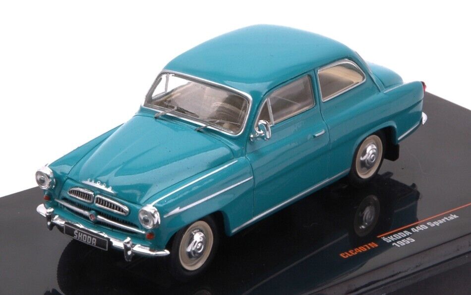 PRE-ORD3R IXO Models Modeliukas 1/43 1955 Skoda 440 Spartak, blue