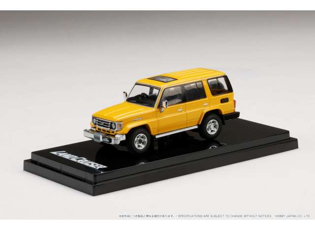 PRE-ORD3R Hobby Japan Modeliukas 2001 Toyota Landcruiser 70 ZX 4 Door, yellow customized color