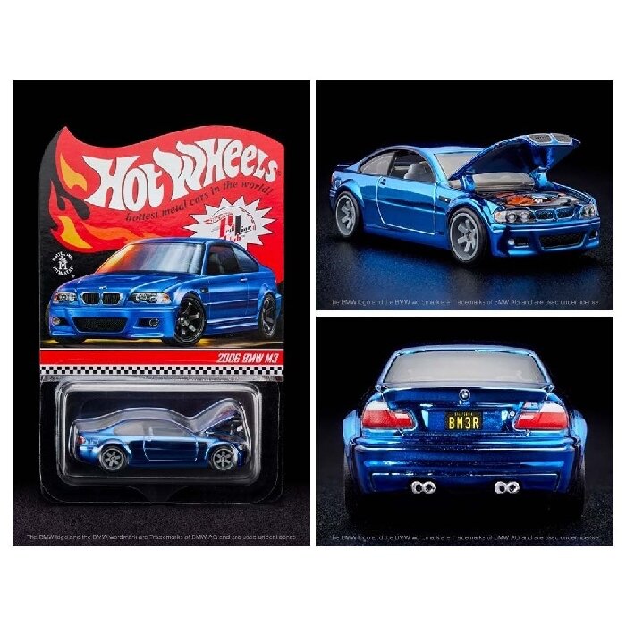 Hot Wheels RLC Exclusive Modeliukas 2006 BMW M3 No. 11220