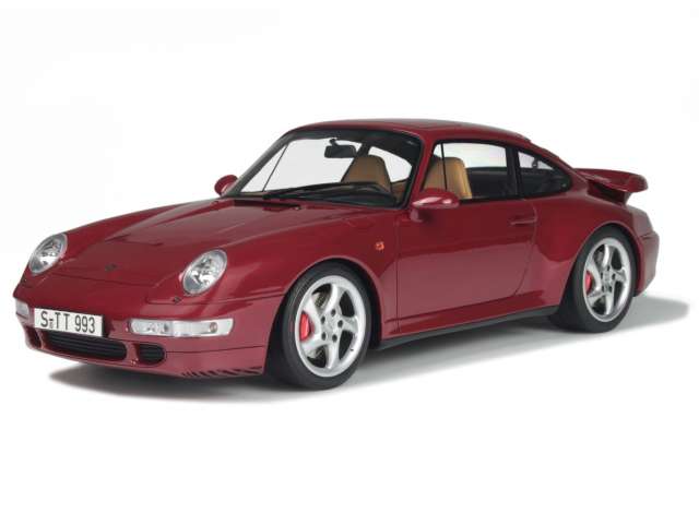 PRE-ORD3R Solido Modeliukas 1/18 1997 Porsche 911 (993) Turbo, arena red