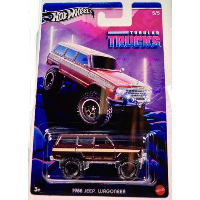 Hot Wheels Tubular Trucks Modeliukas 1988 Jeep Wagoneer