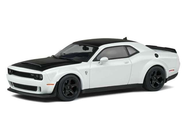 PRE-ORD3R Solido Modeliukas 1/43 Dodge Challenger Demon, white