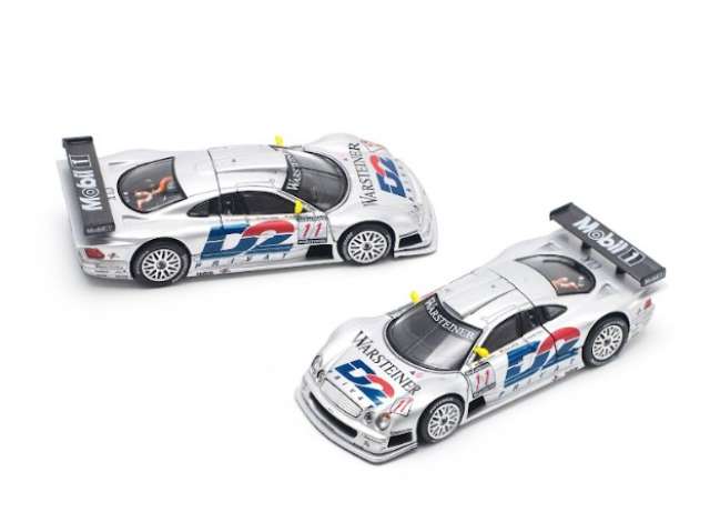 Pop Race Modeliukas 1/64 Mercedes-Benz CLK AMG GTR D2 1997 FIA GT, various