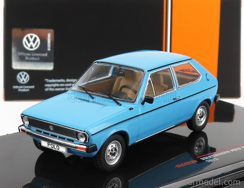PRE-ORD3R IXO Models Modeliukas 1/43 1975 Volkswagen Polo MKI, light blue