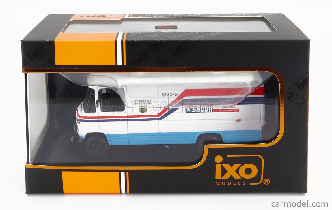 PRE-ORD3R IXO Models Modeliukas 1/43 Mercedes 508D, Service Assistance *Skoda Rallye Team*, white/blue/red