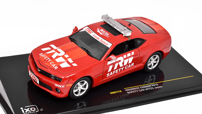 PRE-ORD3R IXO Models Modeliukas 2012 Chevrolet Camaro Safety Car WTCC Japan, red