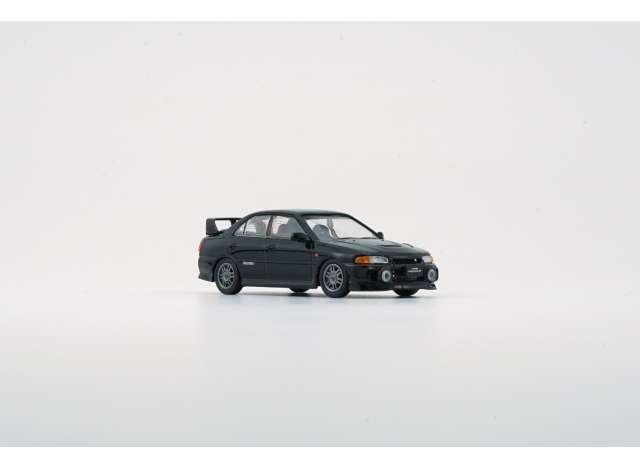 PRE-ORD3R BM Creations Modeliukas Mitsubishi Lancer Evo IV, black right hand drive