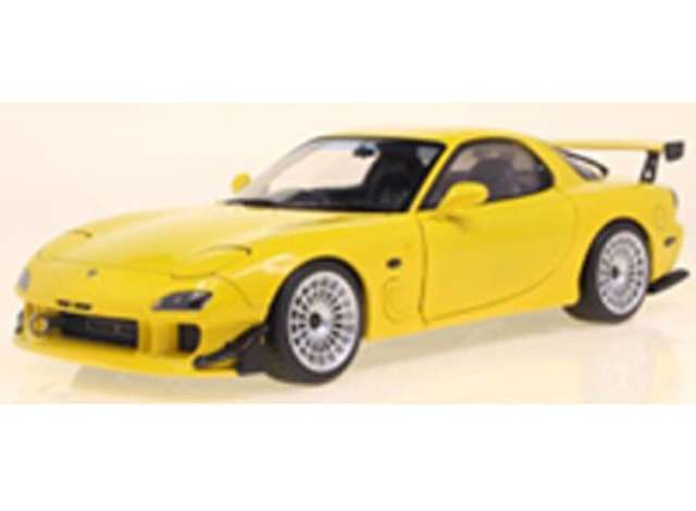 PRE-ORD3R Solido Modeliukas 1/18 1994 Mazda RX7 FD RS Streetfighter, yellow