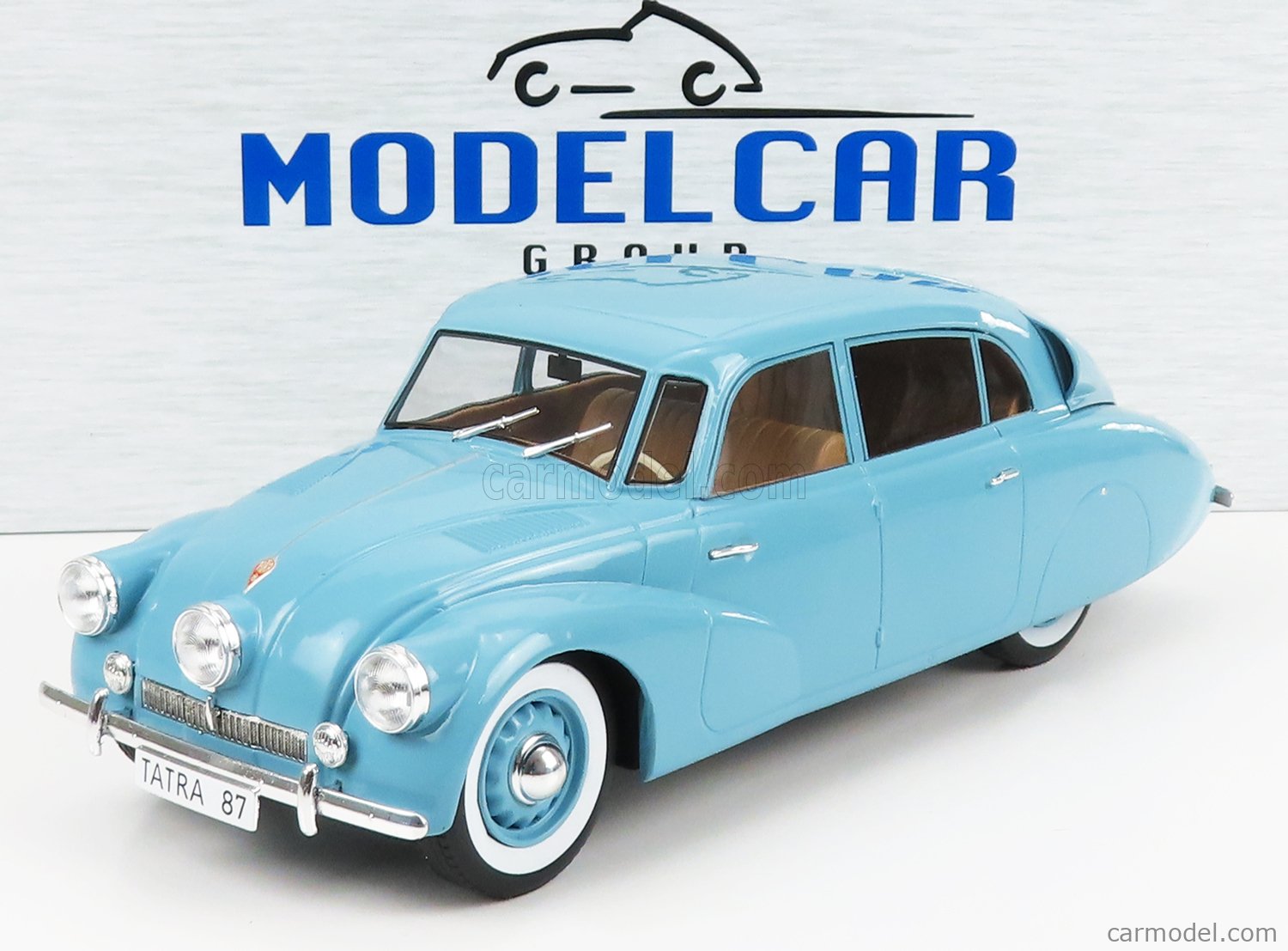 PRE-ORD3R MCG Modeliukas 1/18 1937 Tatra 87, lightblue