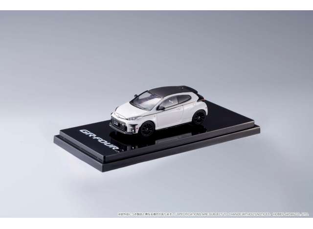 PRE-ORD3R Hobby Japan Modeliukas Toyota GR Yaris RZ High Performance GR Parts, super white II