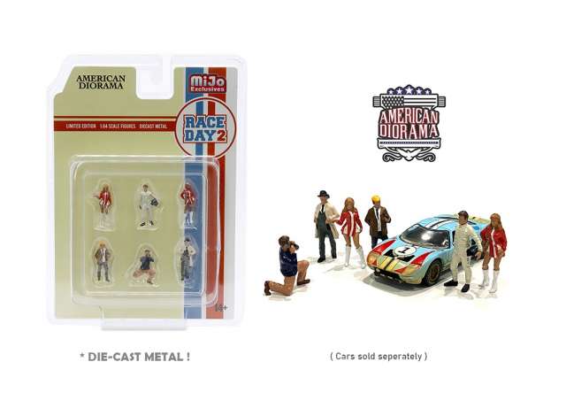 American Diorama Figūrėlės Race Day #2 Figure set (Car Not Included !!)
